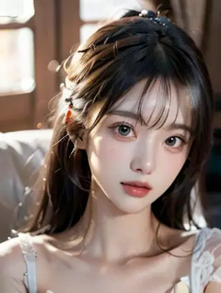 卡哇伊动漫女生与锡纸烫发型：时尚与艺术的碰撞