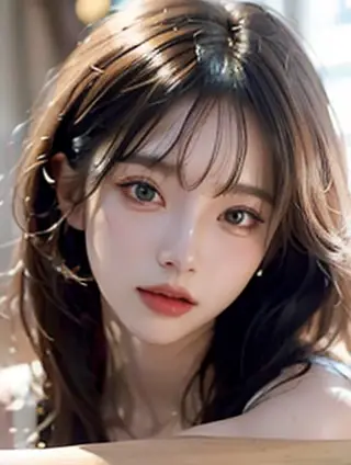 元旦的青色天空与动漫中的女生：一场视觉与情感的盛宴