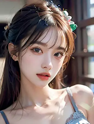 卡哇伊动漫女生与锡纸烫发型：时尚与艺术的碰撞