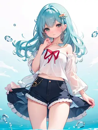 亭子与水草：自然与人文的交响曲