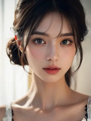 元旦的青色天空与动漫中的女生：一场视觉与情感的盛宴