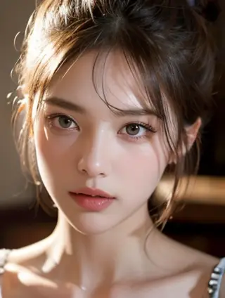 侧柏与韩式斜刘海：自然之美与时尚潮流的交响曲
