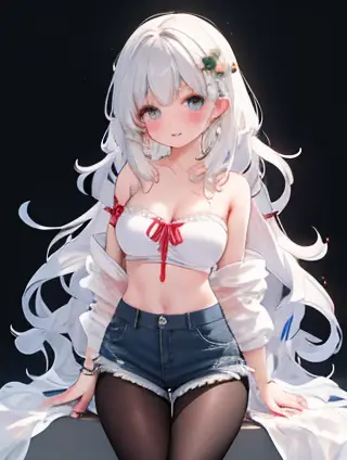 卡哇伊动漫女生与锡纸烫发型：时尚与艺术的碰撞